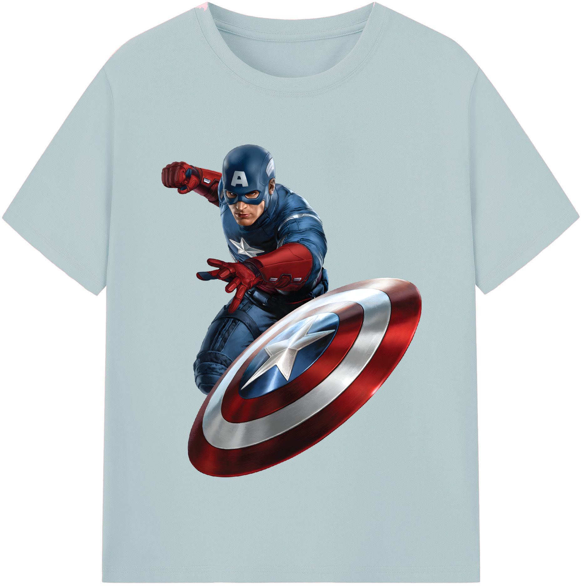 （画像用） アベンジャーズ The Avengers 綿100％半袖Tシャツ（フロントプリント）
